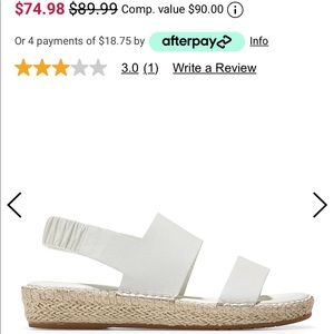 Cole Hahn Cloudfeel Leather Espadrille Sandals